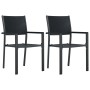 Juego de comedor para jardín 3 piezas negro by , Garden sets - Ref: Foro24-3099263, Price: 203,93 €, Discount: %