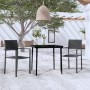 Juego de comedor para jardín 3 piezas negro von , Gartensets - Ref: Foro24-3099275, Preis: 217,72 €, Rabatt: %