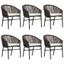 Juego de comedor de jardín 7 piezas marrón by , Garden sets - Ref: Foro24-3099249, Price: 864,56 €, Discount: %