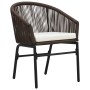 Juego de comedor de jardín 7 piezas marrón by , Garden sets - Ref: Foro24-3099249, Price: 864,56 €, Discount: %