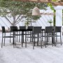 Juego de comedor para jardín 9 piezas negro von , Gartensets - Ref: Foro24-3099280, Preis: 606,31 €, Rabatt: %