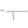 Automatic awning with LED and wind sensor cream 500x300 cm by vidaXL, Awnings - Ref: Foro24-3069792, Price: 689,97 €, Discoun...