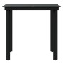 Juego de comedor de jardín 3 piezas con cojines negro by , Garden sets - Ref: Foro24-3099353, Price: 323,86 €, Discount: %