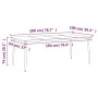 Juego de comedor de jardín 9 piezas con cojines negro von , Gartensets - Ref: Foro24-3099370, Preis: 1,00 €, Rabatt: %
