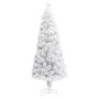 Künstlicher Weihnachtsbaum mit weißer LED-Faseroptik 240 cm von vidaXL, Weihnachtsbäume - Ref: Foro24-328453, Preis: 148,23 €...