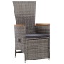 Juego de comedor de jardín 7 piezas con cojines gris de , Conjuntos de jardín - Ref: Foro24-3099469, Precio: 890,25 €, Descue...