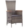 Juego de comedor de jardín 7 piezas con cojines gris de , Conjuntos de jardín - Ref: Foro24-3099469, Precio: 890,25 €, Descue...