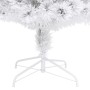 Árbol de Navidad artificial con LED blanco fibra óptica 240 cm