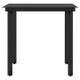 Juego de comedor de jardín 5 piezas con cojines negro von , Gartensets - Ref: Foro24-3099506, Preis: 490,00 €, Rabatt: %
