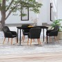 Juego de comedor de jardín 5 piezas con cojines negro von , Gartensets - Ref: Foro24-3099519, Preis: 534,83 €, Rabatt: %