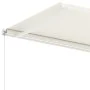 Retractable manual cream-colored freestanding awning 400x300 cm by vidaXL, Awnings - Ref: Foro24-3069537, Price: 589,14 €, Di...