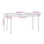 Juego de comedor para jardín 7 piezas con cojines marrón von , Gartensets - Ref: Foro24-3099550, Preis: 1,00 €, Rabatt: %