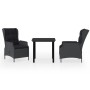 Juego de comedor de jardín 3 piezas gris oscuro by , Garden sets - Ref: Foro24-3099637, Price: 590,18 €, Discount: %