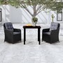 Juego de comedor para jardín 3 piezas negro de , Conjuntos de jardín - Ref: Foro24-3099559, Precio: 441,78 €, Descuento: %