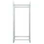 Tempered white glass firewood rack 40x35x100 cm by vidaXL, Accessories for bags and firewood holders - Ref: Foro24-327468, Pr...