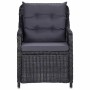 Juego de comedor para jardín 5 piezas negro de , Conjuntos de jardín - Ref: Foro24-3099573, Precio: 891,24 €