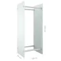 Tempered white glass firewood rack 40x35x100 cm by vidaXL, Accessories for bags and firewood holders - Ref: Foro24-327468, Pr...