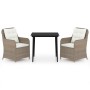Juego de comedor de jardín 3 piezas marrón von , Gartensets - Ref: Foro24-3099565, Preis: 434,10 €, Rabatt: %