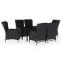 Juego de comedor de jardín 7 piezas gris oscuro by , Garden sets - Ref: Foro24-3099640, Price: 1,00 €, Discount: %
