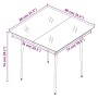 Set comedor de jardín 3 pzas y cojines ratán sintético y vidrio de , Conjuntos de jardín - Ref: Foro24-3099751, Precio: 246,7...