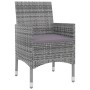 Set comedor de jardín 3 pzas y cojines ratán sintético y vidrio by , Garden sets - Ref: Foro24-3099739, Price: 229,40 €, Disc...