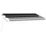 Retractable manual foot awning anthracite gray 400x300 cm by vidaXL, Awnings - Ref: Foro24-3069539, Price: 599,47 €, Discount: %