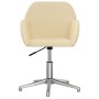 Sillas de comedor giratorias 2 unidades tela color crema by , dining chairs - Ref: Foro24-3103029, Price: 164,40 €, Discount: %