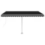 Retractable manual foot awning anthracite gray 400x300 cm by vidaXL, Awnings - Ref: Foro24-3069539, Price: 599,47 €, Discount: %