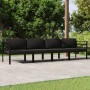 Set muebles de jardín 4 pzas y cojines aluminio gris antracita by , Garden sets - Ref: Foro24-3107777, Price: 634,54 €, Disco...