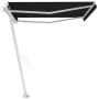 Retractable manual foot awning anthracite gray 400x300 cm by vidaXL, Awnings - Ref: Foro24-3069539, Price: 599,47 €, Discount: %