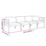 Set muebles de jardín 4 pzas y cojines aluminio gris antracita by , Garden sets - Ref: Foro24-3107777, Price: 634,54 €, Disco...