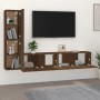 Set de muebles para TV 4 pzas madera contrachapada marrón roble von , TV-Möbel - Ref: Foro24-3114317, Preis: 132,95 €, Rabatt: %