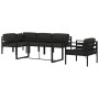 Set muebles de jardín 6 pzas y cojines aluminio gris antracita by , Garden sets - Ref: Foro24-3115925, Price: 1,00 €, Discoun...