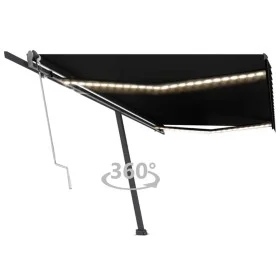 Automatische Markise LED-Windsensor Anthrazitgrau 500x300 cm von vidaXL, Markisen - Ref: Foro24-3069794, Preis: 739,84 €, Rab...