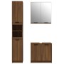 Set de muebles de baño 3 pzas madera contrachapada roble marrón von , Badezimmermöbel - Ref: Foro24-3115883, Preis: 220,15 €,...