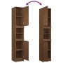 Set de muebles de baño 3 pzas madera contrachapada roble marrón von , Badezimmermöbel - Ref: Foro24-3115883, Preis: 220,15 €,...