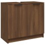 Set de muebles de baño 3 pzas madera contrachapada roble marrón von , Badezimmermöbel - Ref: Foro24-3115883, Preis: 220,15 €,...