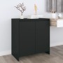 Aparador de madera contrachapada negro 70x41x75 cm de , Aparadores - Ref: Foro24-809738, Precio: 85,38 €, Descuento: %