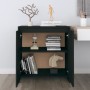 Aparador de madera contrachapada negro 70x41x75 cm de , Aparadores - Ref: Foro24-809738, Precio: 85,38 €, Descuento: %