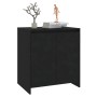 Aparador de madera contrachapada negro 70x41x75 cm de , Aparadores - Ref: Foro24-809738, Precio: 85,38 €, Descuento: %