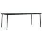 Juego de comedor de jardín 9 piezas negro de , Conjuntos de jardín - Ref: Foro24-3099184, Precio: 1,00 €, Descuento: %