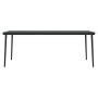 Juego de comedor de jardín 9 piezas negro de , Conjuntos de jardín - Ref: Foro24-3099184, Precio: 1,00 €, Descuento: %