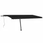Automatic awning LED wind sensor anthracite gray 500x300 cm by vidaXL, Awnings - Ref: Foro24-3069794, Price: 739,84 €, Discou...