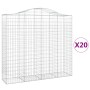 Cestas gaviones 20 uds forma de arco hierro 200x50x180/200 cm von , Töpfe und Pflanzgefäße - Ref: Foro24-3145739, Preis: 2,00...