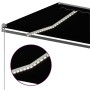 Automatic awning LED wind sensor anthracite gray 500x300 cm by vidaXL, Awnings - Ref: Foro24-3069794, Price: 688,95 €, Discou...