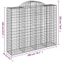 Cestas gaviones 25 uds forma de arco hierro 200x50x160/180 cm von , Töpfe und Pflanzgefäße - Ref: Foro24-3146399, Preis: 2,00...