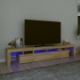 Mueble de TV con luces LED roble Sonoma 230x36,5x40 cm von , TV-Möbel - Ref: Foro24-3152788, Preis: 170,77 €, Rabatt: %