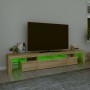 Mueble de TV con luces LED roble Sonoma 230x36,5x40 cm von , TV-Möbel - Ref: Foro24-3152788, Preis: 170,77 €, Rabatt: %