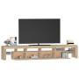 Mueble de TV con luces LED roble Sonoma 230x36,5x40 cm von , TV-Möbel - Ref: Foro24-3152788, Preis: 170,77 €, Rabatt: %