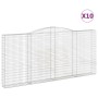 Cestas de gaviones 10 uds forma de arco hierro 400x30x180/200cm von , Töpfe und Pflanzgefäße - Ref: Foro24-3146926, Preis: 2,...